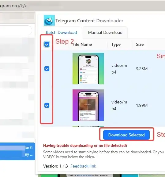 How To Use - TG Content Downloader How To Use TG Video Downloader - TG Content Downloader